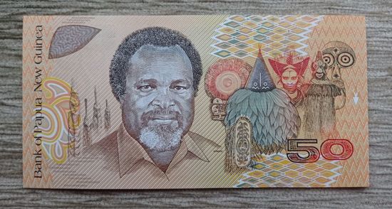 Werty71 Папуа Новая Гвинея 50 кина 1989 UNC банкнота
