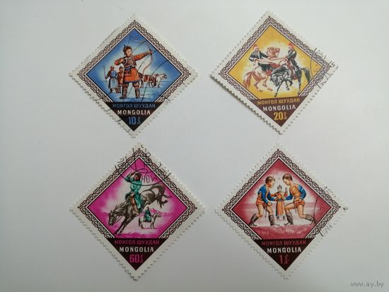 Монголия 1974. Спортивный фестиваль