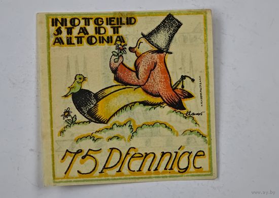 75  пфеннигов  Германия нотгельд