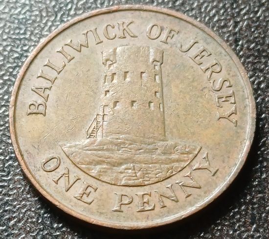 Джерси 1 пенни, 1987    ( 1-2-8 )