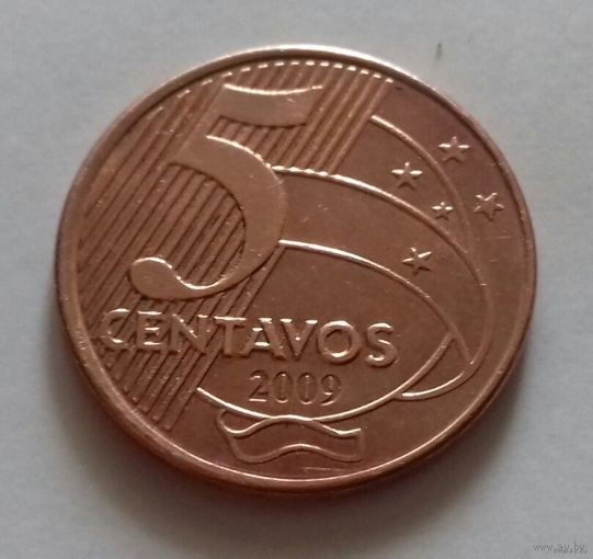 5 сентаво, Бразилия 2009 г.