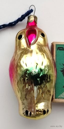 Ёлочная игрушка. Попугай. Л-42.
