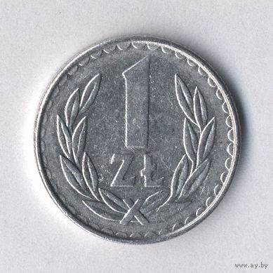 Польша, 1 злотый 1988 г.