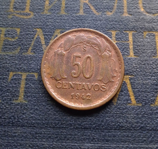 50 сентаво 1942 Чили #01
