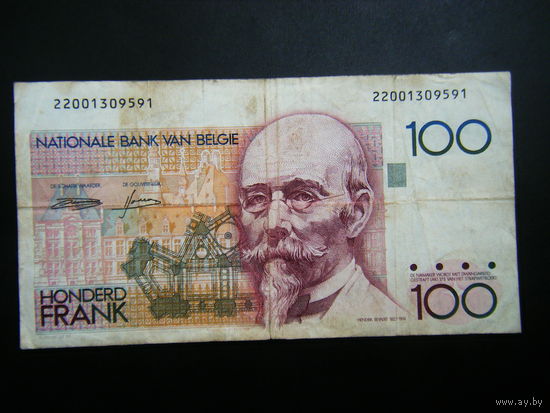 100 франков 1982г.