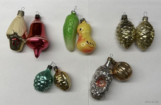 Елочные игрушки СССР цена за все