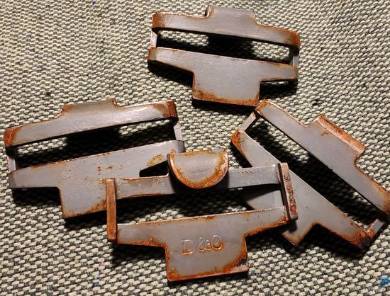 Зацеп позднего/тропического поясного ремня под пряжку ГМУ. Сталь. Вермахт.