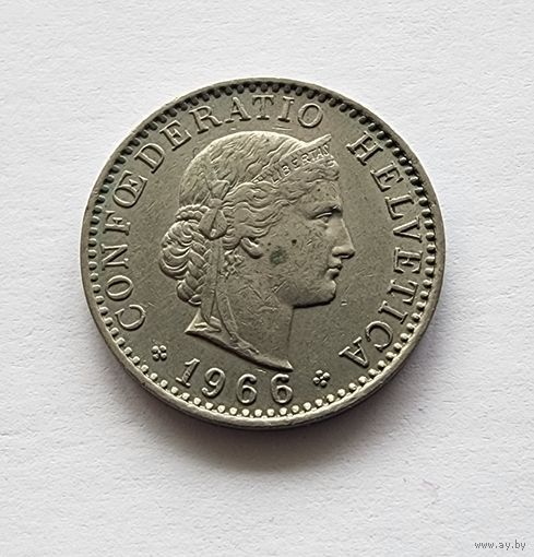 Швейцария 20 раппенов, 1966