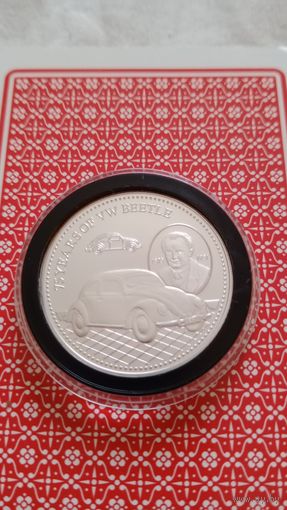 Самоа 2 доллара 2013 Фольксваген жук 75 лет