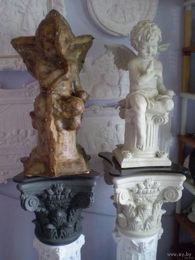 - ФОРМА  АНГЕЛ-ЛЮБВИ + 4 формочки > Птичка 1 шт малая , 3 шт Цветы