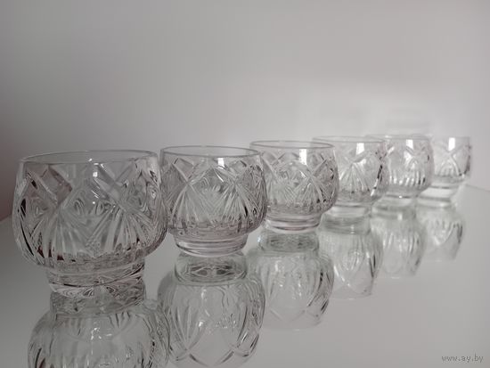 Хрусталь. Бочонки. Набор. 6 предметов.