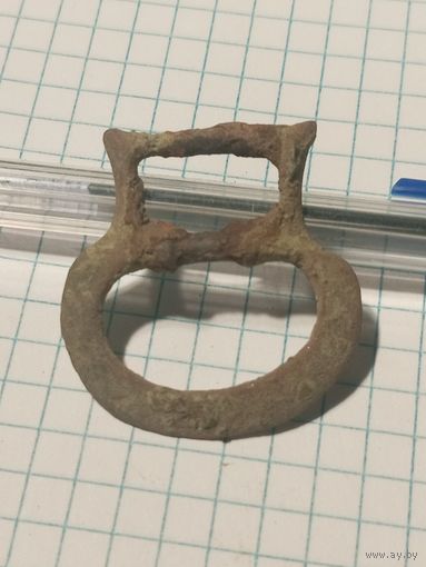 Старая пряжка..