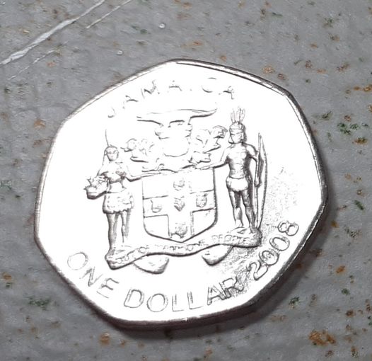 Ямайка 1 доллар, 2008 Семиугольник (5-6-132)