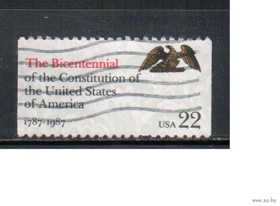 США-1987, (Мих.1943), гаш.,  200-лет конституции США,