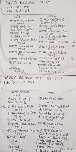 CD MP3 дискография SAVOY BROWN, FACES на 4 CD