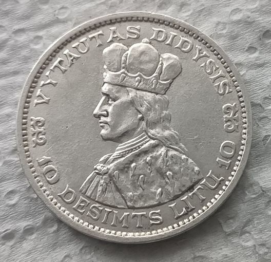 Литва 10 лит 1936 Витовт
