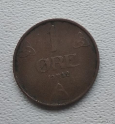 Норвегия 1 эре, 1932 7-6-28