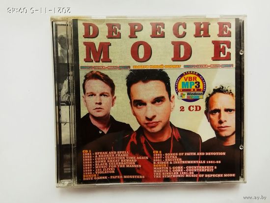2 CD. Depeche Mode  - Collecton.  /15 альбомов в формате MP-3/ 2004г.