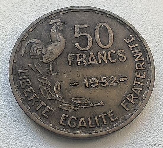 Франция 50 Франков, 1952  5-4-7
