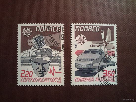 Монако 1988 г. Европа (C.E.P.T.) 1988 - Транспорт и связь./п/