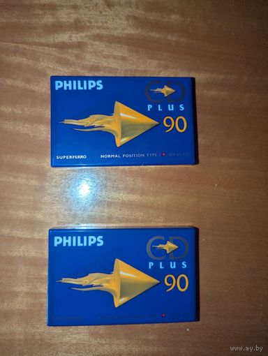 Аудио кассеты Phillips CD plus 90 - 2шт