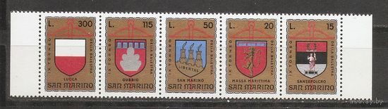 КГ Сан Марино 1974 Гербы