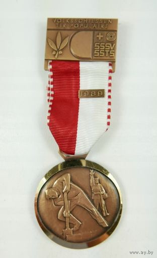 Швейцария, Памятная медаль 1989 год.