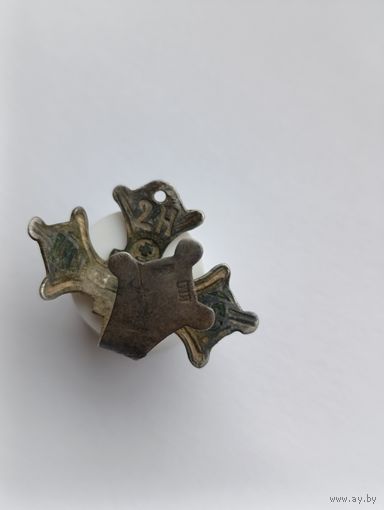 Крест, серебро. 19 век.