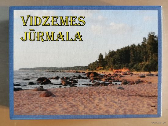 Латвия, города на спичечных коробках, Видземе Юрмала, 7 х 5 х 2 см, спички
