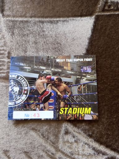Таиланд билет на поединки по  муай тай таиландский бокс
