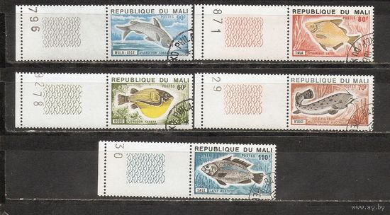 ФФ1 Мали 1980 Рыбы гаш