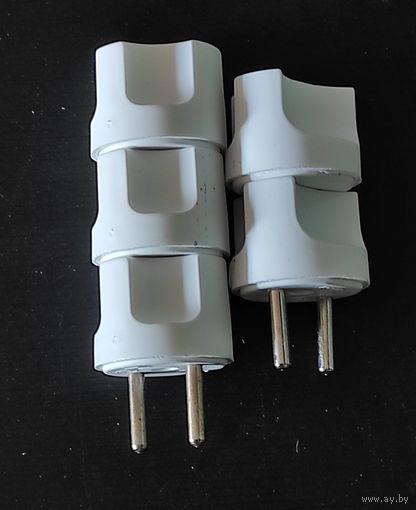 Переходник евро 6А 230В (5шт) с 1 рубля