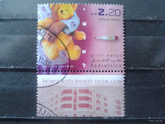 Израиль 2005 Детская медицина, игрушка с купоном