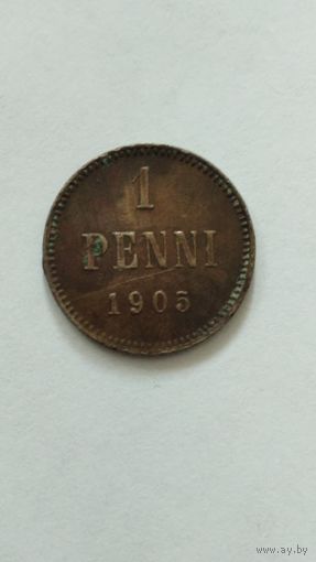 1 пенни 1905г.