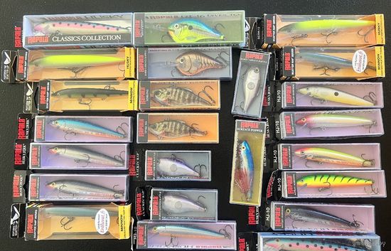 Воблеры Rapala - 10 шт