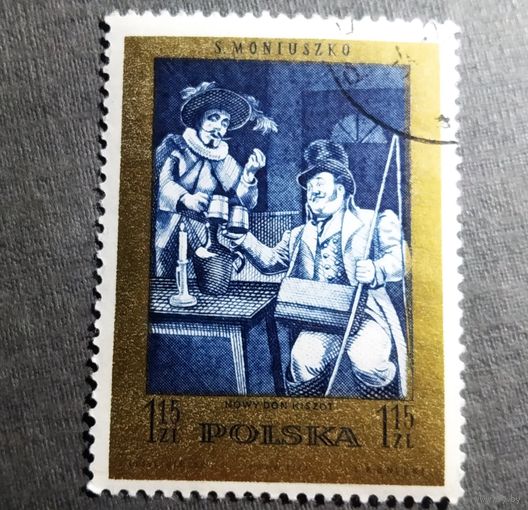 Марка Польша 1977 год 100 лет со дня рождения С,Монюшко