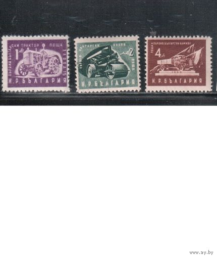 Болгария-1951, (Мих.785-785),  *  , Стандарт, Автомобиль, Трактор(полная серия)