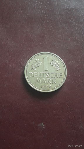 ГЕРМАНИЯ 1 марка 1990 год/D/
