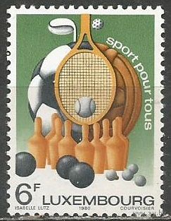 Люксембург. Спорт для всех. 1980г. Mi#1011.