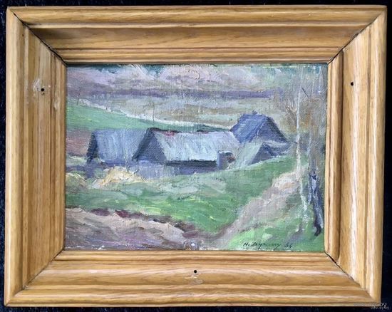 Дучиц Н.В."Земля белорусская",1966г. р.28х22 см.