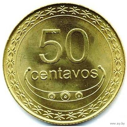 Восточный Тимор 50 сентаво 2004 UNC