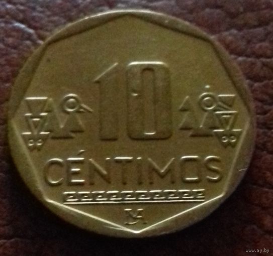 Перу 10 сентимо 2012