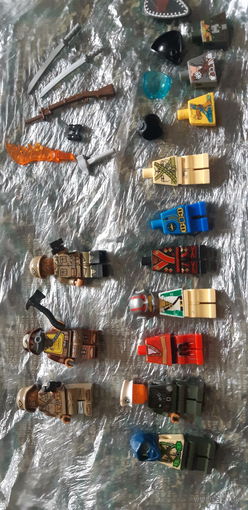 Фигурки и элементы, оружие к конструктору