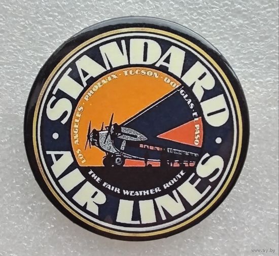 Standard Air Lines - авиакомпания США. (Жесть, 56 мм.)