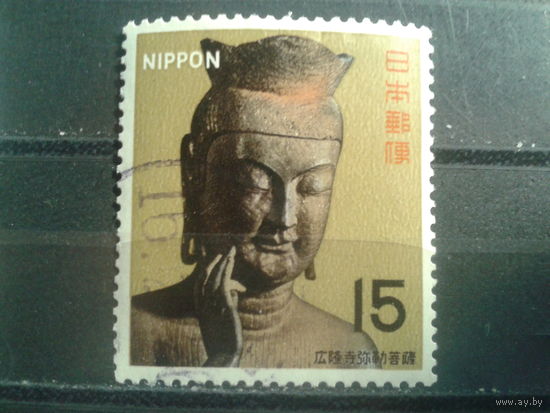 Япония, 1967. Художественные сокровища. Голова статуи