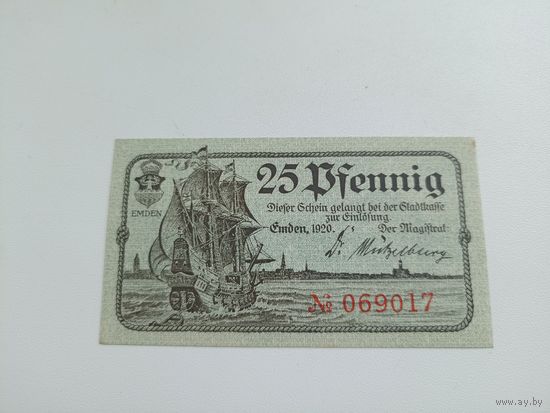 Германия 25 пфенингов (2)