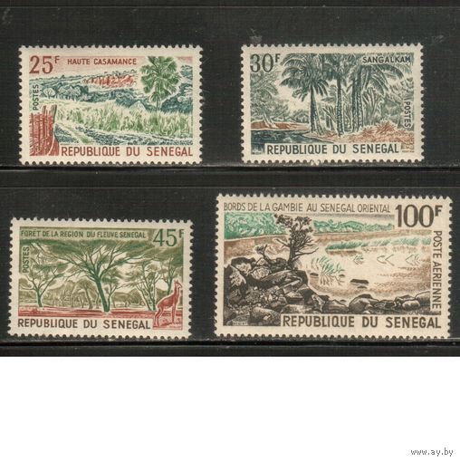 Сенегал-1965 (Мих.298-301) * (след от накл.)  ,Природа, Флора (полная серия)