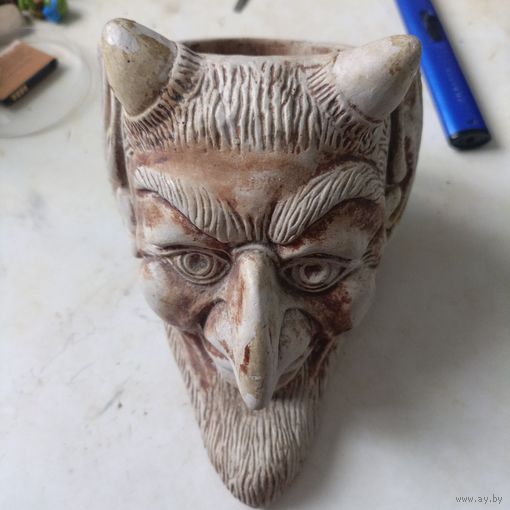 Пепельница подставка мефистофель Черт ретро фигурка статуэтка винтаж времен ссср