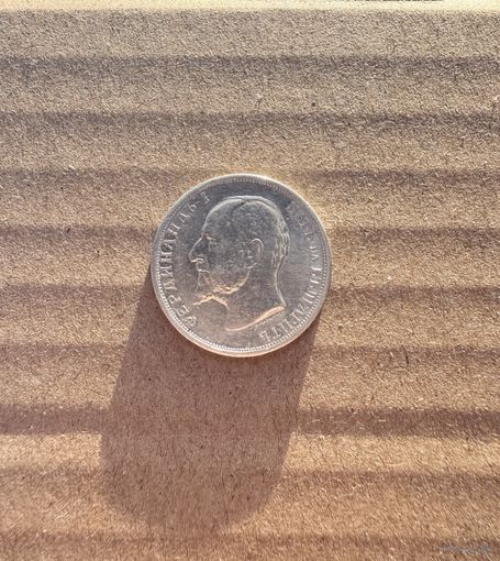 Болгария 1 лев 1913 г. Серебро. aUNC