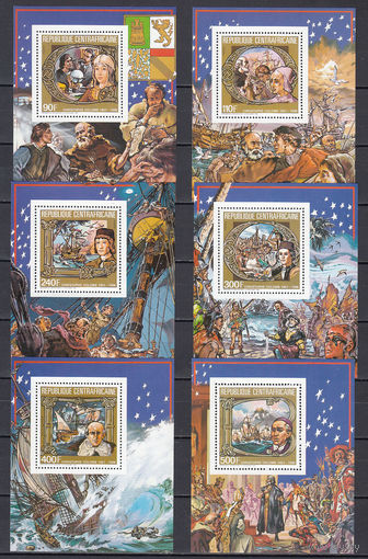 Колумб. Центральная Африка. 1985. 6 блоков. Michel N бл365-370 (36,0 е).